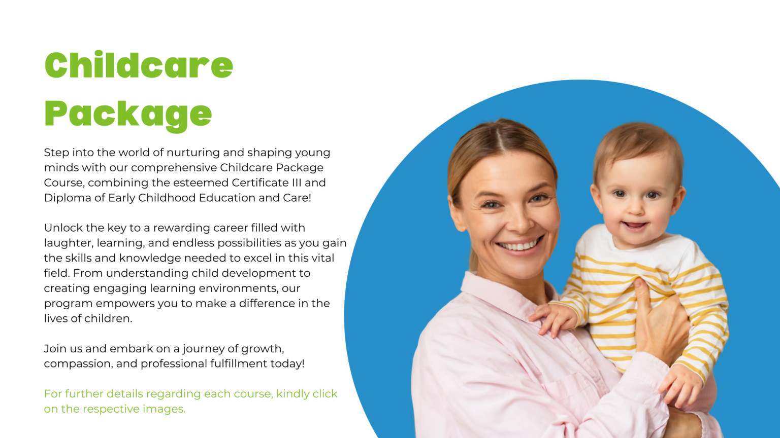 Childcare package acchs